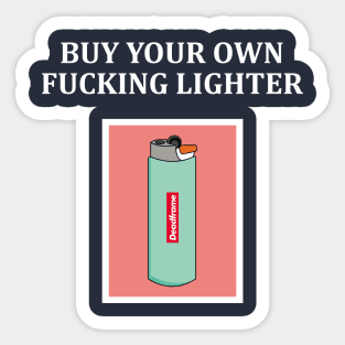 Lighter Sticker